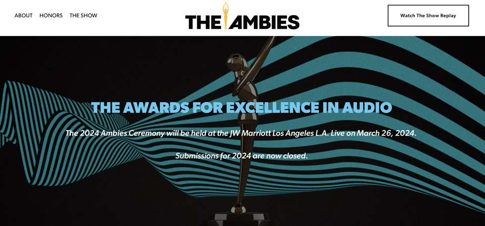 Podcast Awards:The Podcast Academy Awards, The Ambies