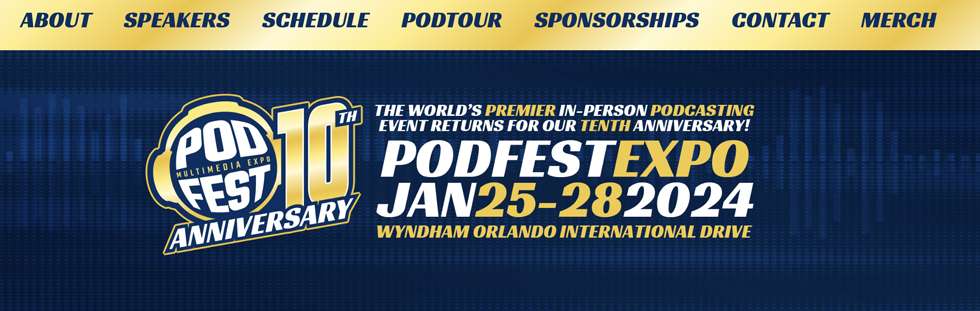 podcast events: Podfest Expo